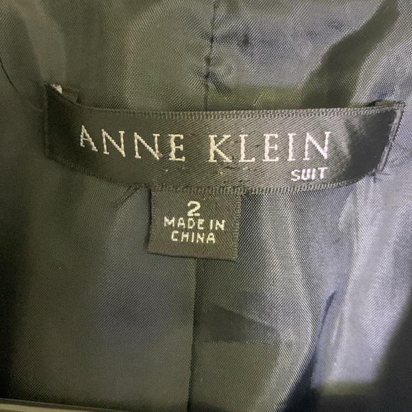 Anne klein vintage tailored plaid blazer size 2 - Picture 2 of 10